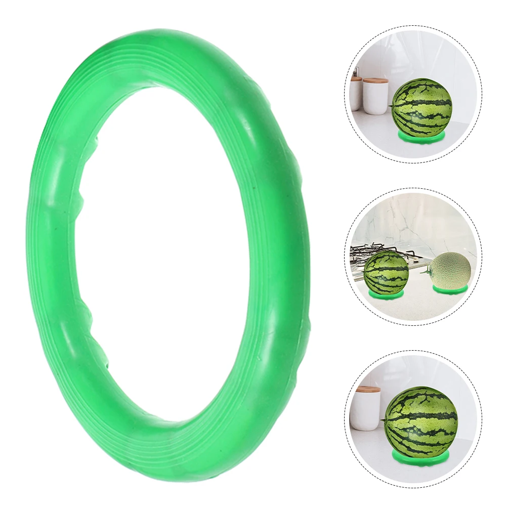 

6pcs Watermelon Rings Nonslip Base for Fruits Display St Material Fruit Holder Storage Juggling Rings Rack