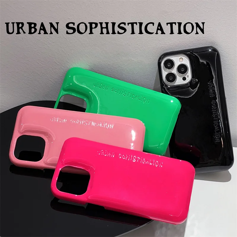 Urban sophistication Buffer Soap Phone Case for iPhone 12 13 14 15 Pro Max 12-15promax Down Jackets shockproof Cover Funda