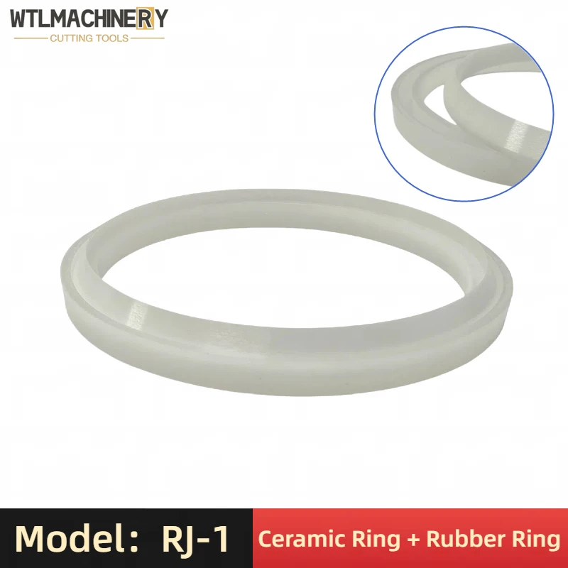 1 Set RJ-1 Zirconium Porcelain Ring Blade With Rubber Ring Ink Cup Knife Ceramic Ring For Pad Printing Accessories