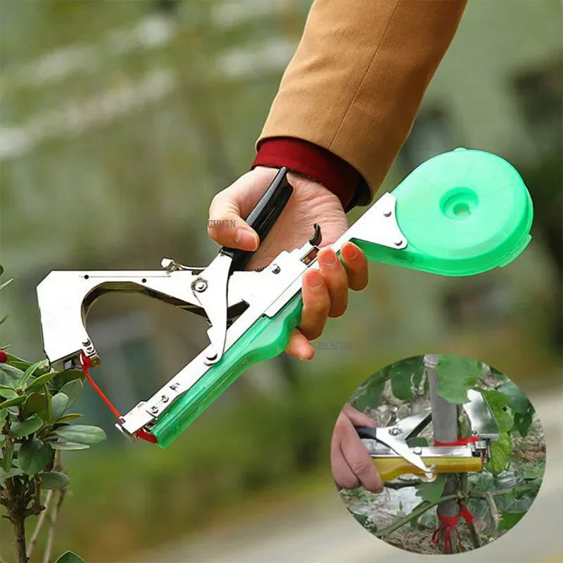 

Tying Machine Plant Garden Tape Grape Vine Branch Tomato,Cucumber, Pepper Flower,Stapler Tying Device Tied Rattan Garden Tools