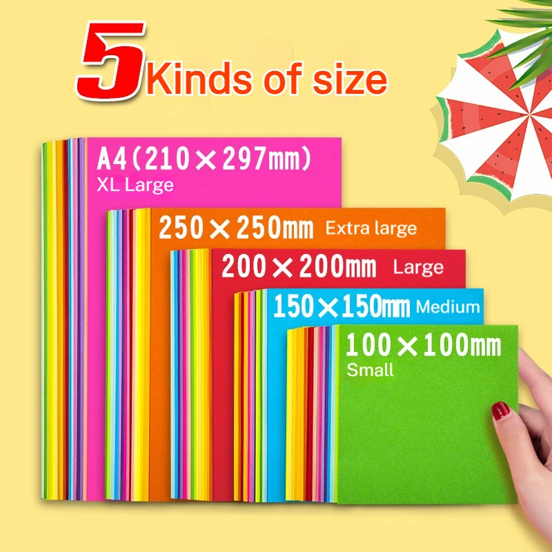 Imagem -03 - Praça Origami Paper Lados Dobro Cor Sólida Folding Lucky Wish Paper Multicolor Crane Handmade Faça Você Mesmo Scrapbooking Decoração Artesanal