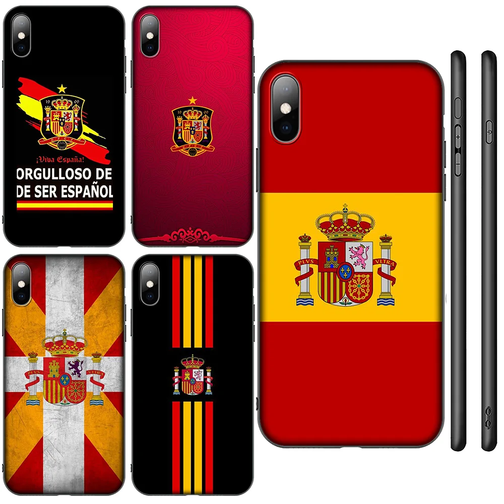 Yellow Red Spain Flag Phone Case for Samsung Galaxy A55 A53 A52 A51 A21S A21 A22 A24 A25 A13 A12 A11 M15 M55 A05 A05S A31 A35