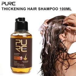 PURC Thickening Hair Growth Shampoo Ginger Hair Loss Treatment Fast Growing Hair Care Products for Men Women