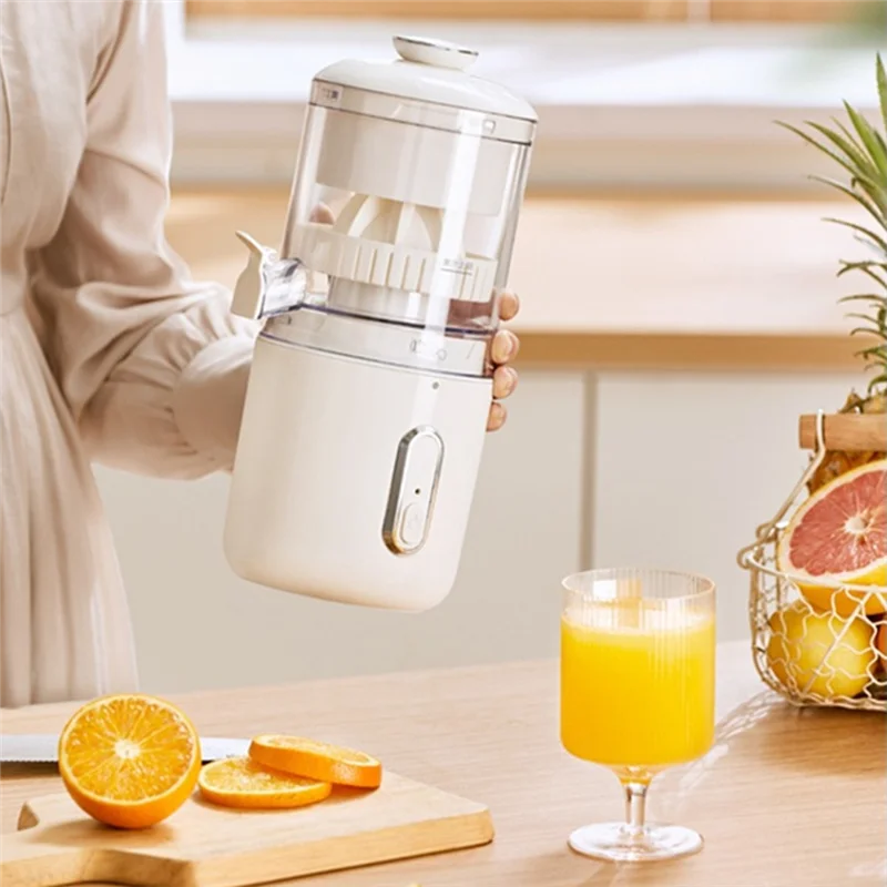 

ABBN-Wireless Slow Juicer Orange Lemon Juicer USB Charge Juice Separator Portable Fruit Extractor Squeezer Pressure Juicers B