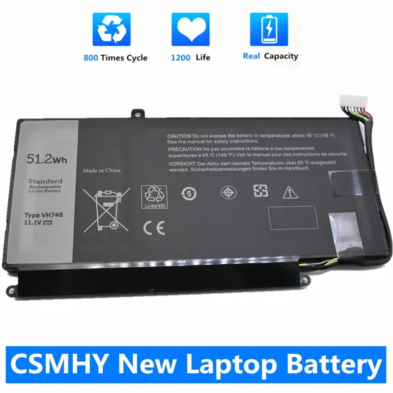 

CSMHY новый аккумулятор для ноутбука VH748 для DELL Vostro 5460 5470 5560 14 5480 для Inspiron 14 5439 V5460D-1308 V5460D-1318 5470D-1328