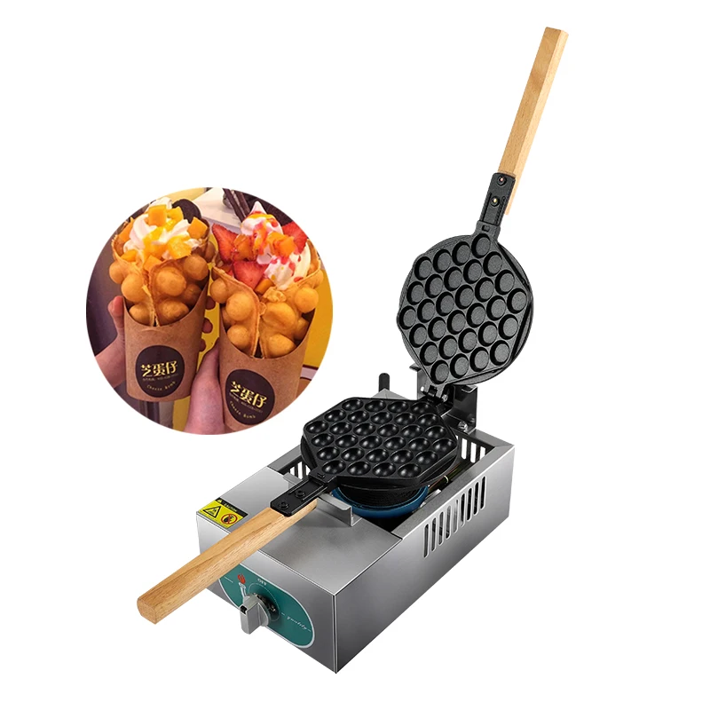 Good Quality Stainless Steel Lpg Gas FY-6R Waffle Machine Commercial Gas Waffle Maker