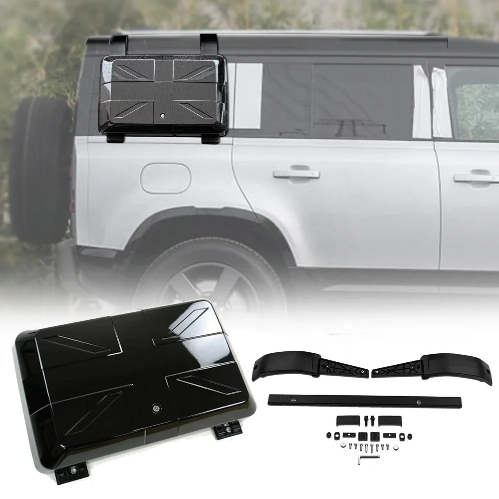 Side Storage Luggage Box Roof Rack for Land Rover Defender 2020 2021 2022 Roof Boxes Ladder Rail Parts Accessories