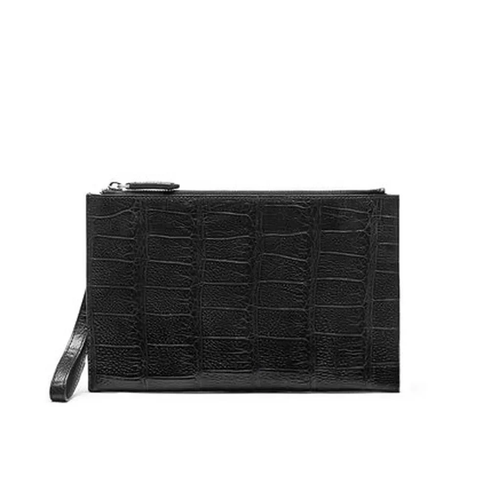 

gete new crocodile Envelope male Handbag new men clutch Grab bag