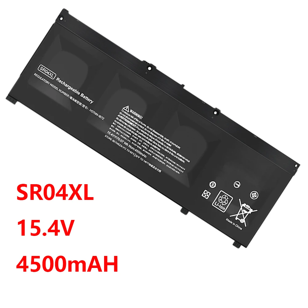 Imagem -03 - Bateria para hp Omen Sr04xl Sr03xl 15-ce0xx 15-dc0xx Series 15-ce015dx 15-dc0003la 15-dc0051nr Pavilhão 15-cb0xx 15-cx0xx