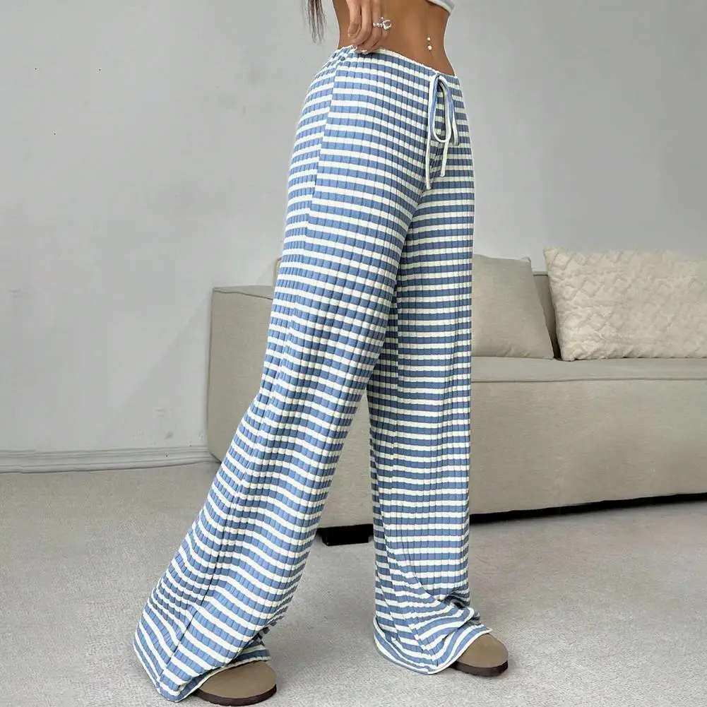 伸縮性のあるウエストと調節可能なドローストリング付き カジュアルなルーズフィット 軽量で通気性のあるズボン 毎日のオフィス、休暇、週末の着用に最適