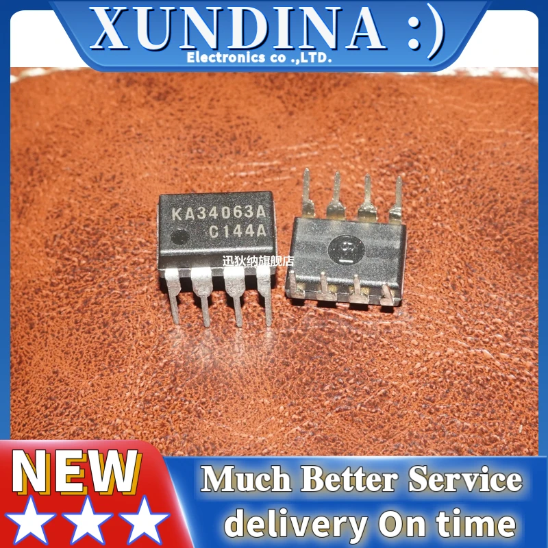 10PCS/LOT KA34063A DIP8  new and original IC