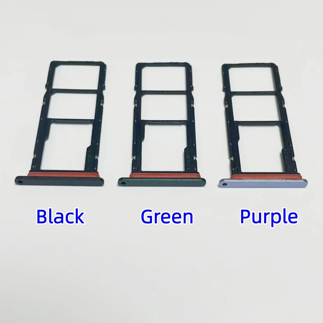 SIM Card SD Card Tray chip slot drawer card Holder For Samsung Galaxy A07 SM-A075F A075 A075M drawer chip card tray