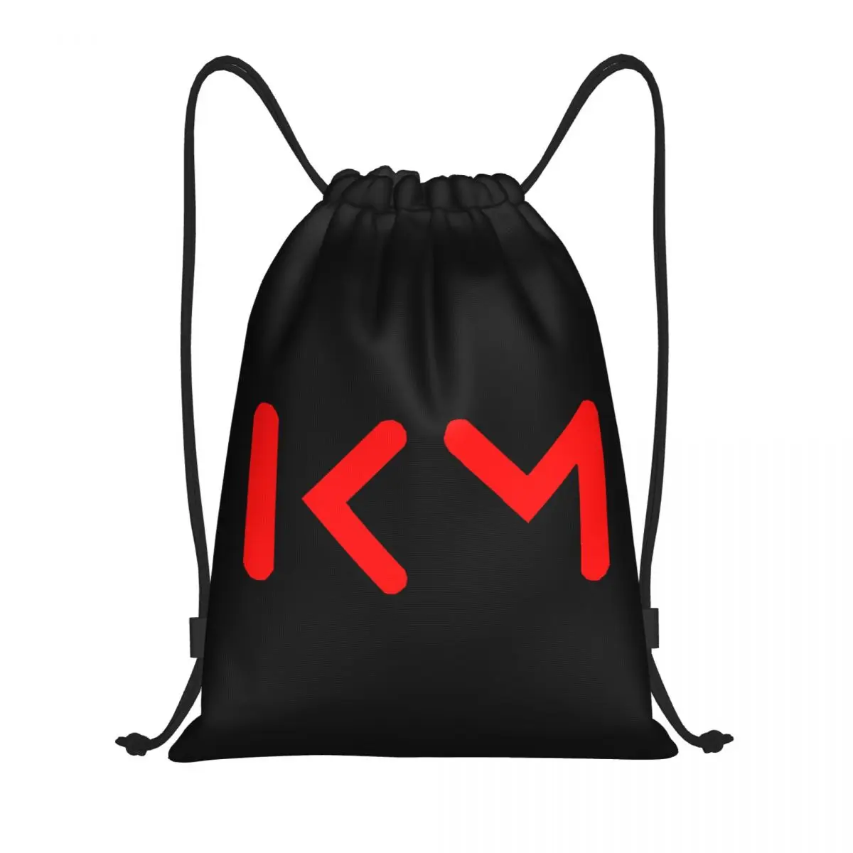 Custom KM Mbappes Drawstring Bag for Training Yoga Backpacks Men Women Sports Gym Sackpack