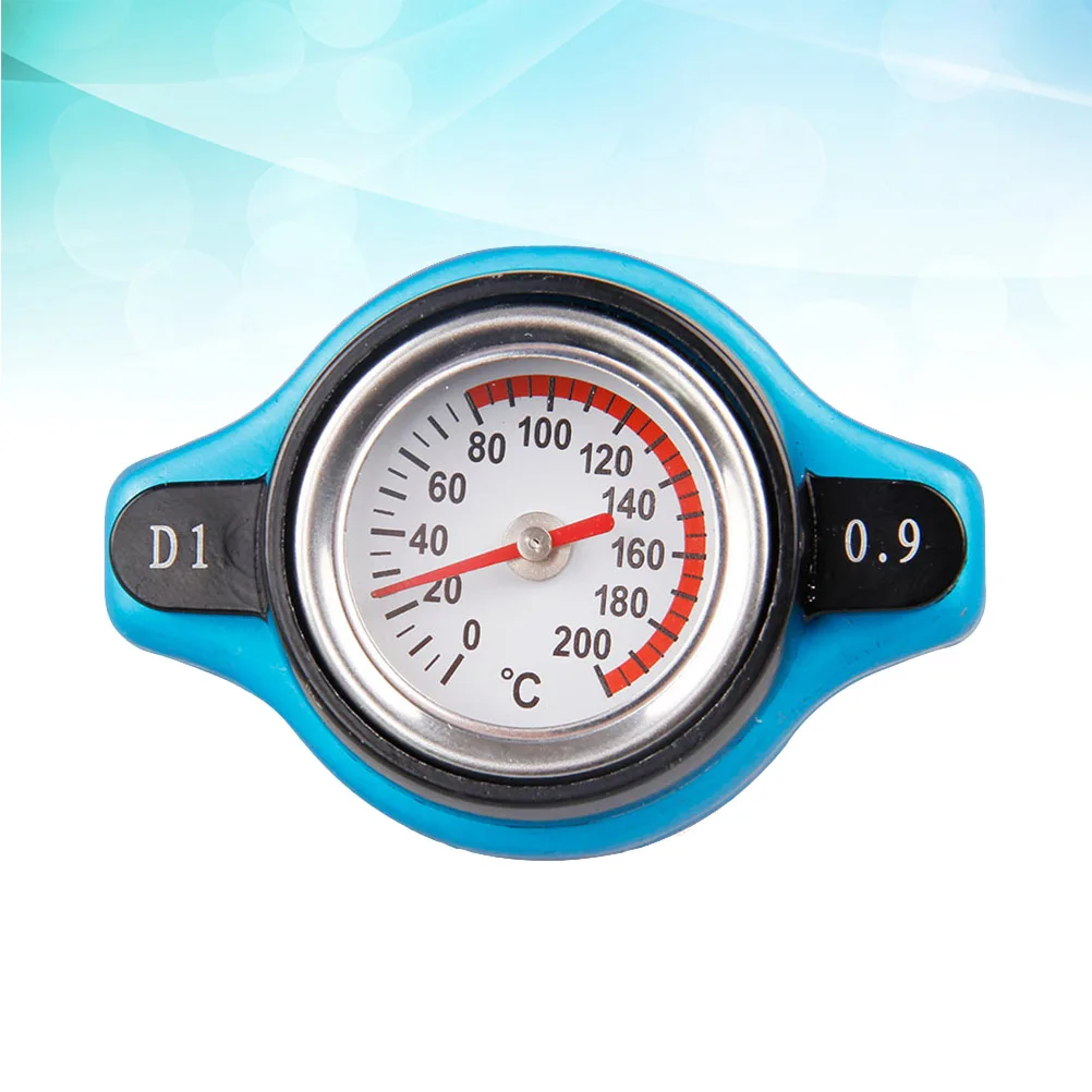 

Water Tank Small Radiator Cover Temperature Gauge for Car Thermostat Cap Big Head