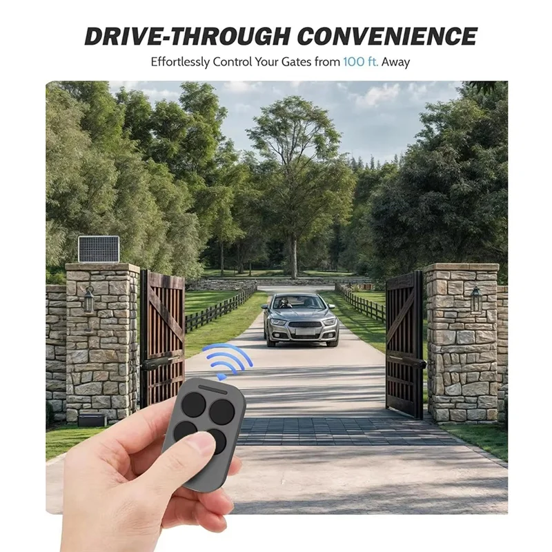 A93P Door Opener Remote Electric Remote Control For Automatic Swing Sliding Gate Opener Wireless Remote Long Distance Reception