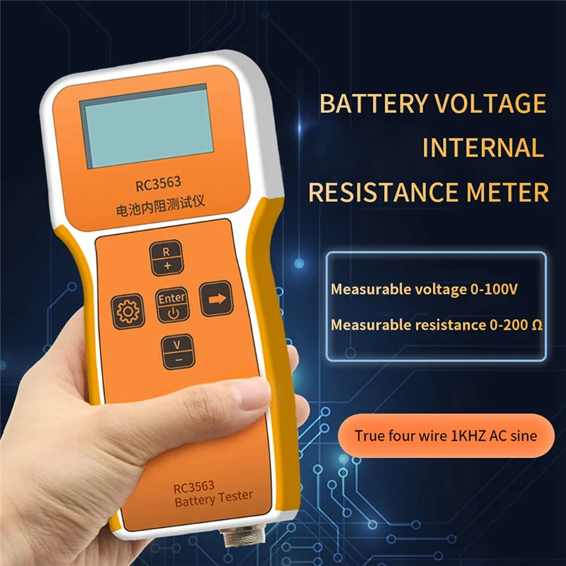 

T19C RC3563 Battery Voltage Internal Resistance Tester Ternary Lithium Battery/Lithium Iron Phosphate/ Battery/ 18650 Measure