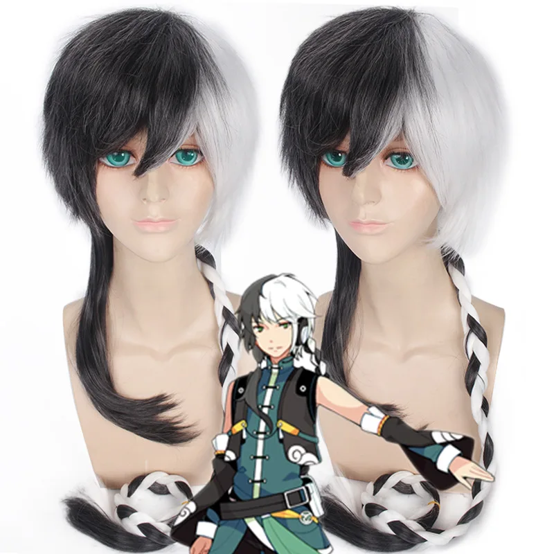 

Синтетический парик для косплея Mi-ku, вдохновленный лисой, волчий хвост, аниме-волосы для вечеринки, карнавала, Хэллоуина, ролевых игр