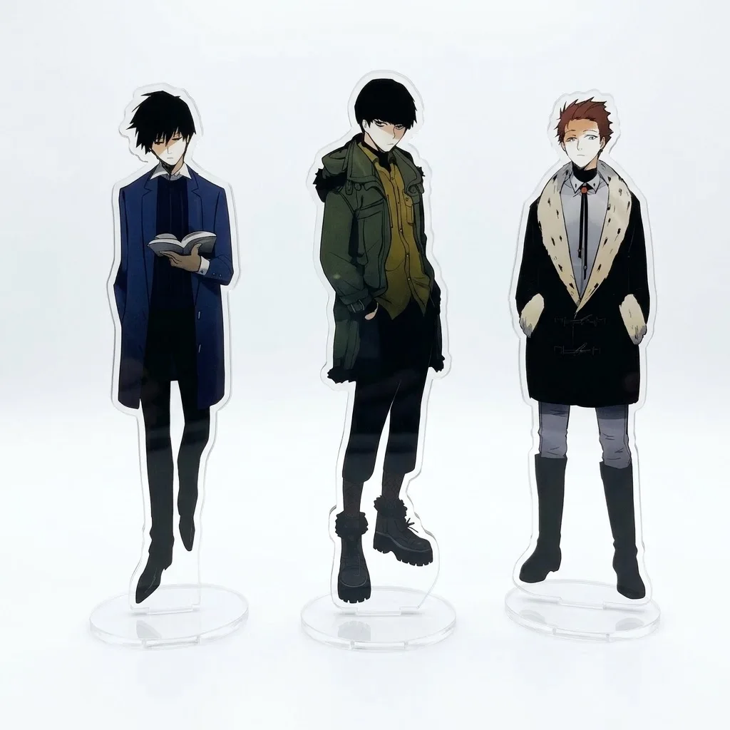 15CM Anime Mob Psycho 100 Acrylic Keychain Stand Model Ornament Accessories Goods Gifts