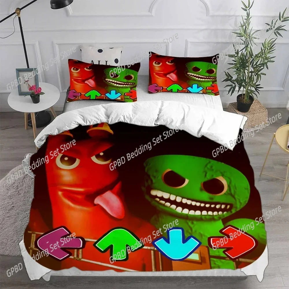 

Game Garten of Banban 3D NEW Duvet Cover Pillowcase Bedding Set Adult Boy Girl Bedroom Decoration Children Single Double Large