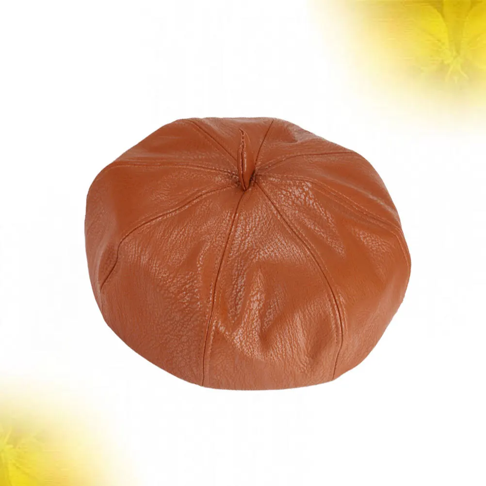 

Beret Warm Fashion Hat For Women Winter Headdress Winter Headdress Camel Cap Lightweight Lady Cap