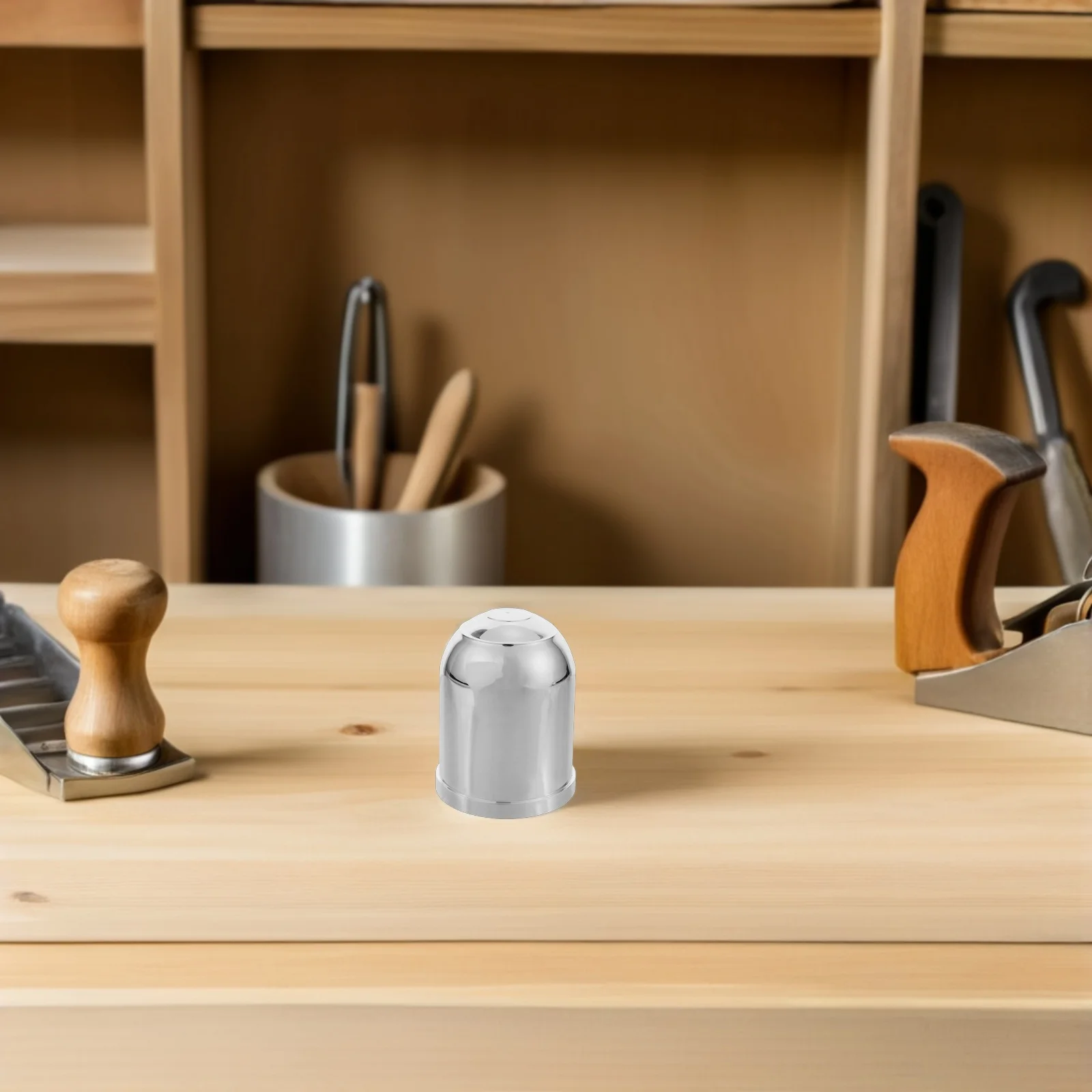 

2Pcs Trailer Hitch Cover Chrome Plated Plastic Tow Ball Protector Cap for Rv Suv Truck Towing Hitch Accessory Towball Cover