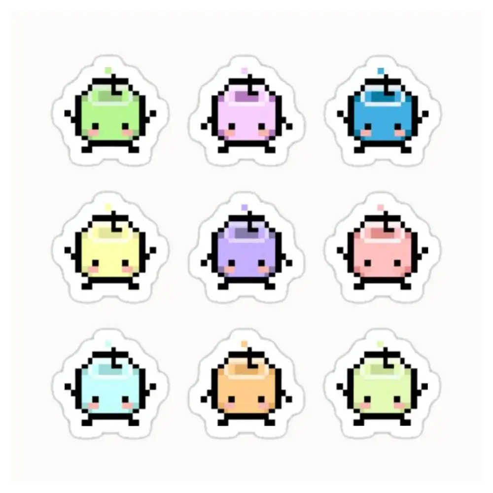 Stardew Valley Pastel Junimos Waterproof Stickers For Decorating Car Windows Motorcycles And Computers.