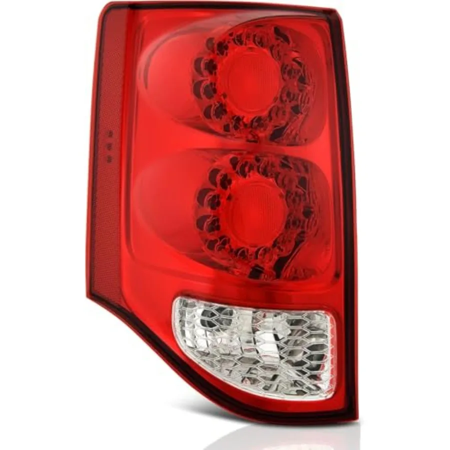 

LED Rear Tail Light and Brake Lamp with Built-in Bulb compatible with 2020 Dodge Caravan Left Driver Side Replacement Direct Au