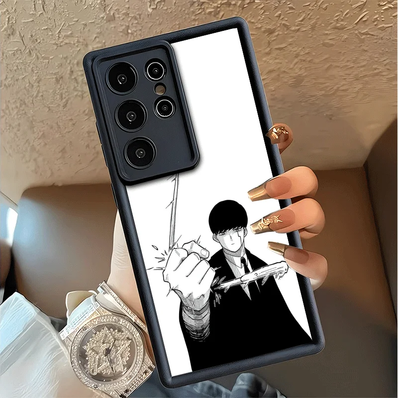 Mashle Magic And Muscles Anime Shockproof Phone Case For Samsung Galaxy S23 S24 S25 S26 Ultra S21 FE S20 Plus 5G Silicone Cover view 5