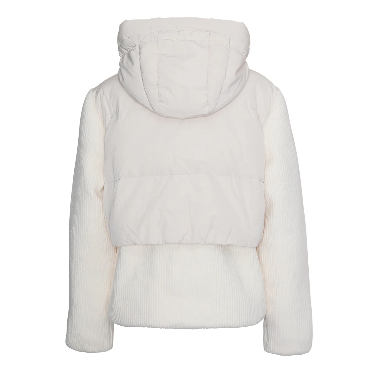 BC800 High Quality Luxury  Wool Patchwork White Goose Down Down Jacket Winter Women\'s Clothing