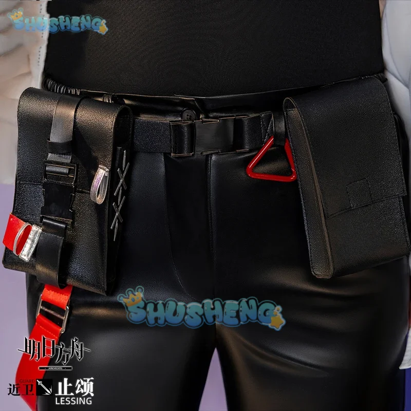 Arknights Lessing Cosplay Costume Uniform Halloween Carnival Party Christmas Play Role Clothes Clothing for Women Shusheng