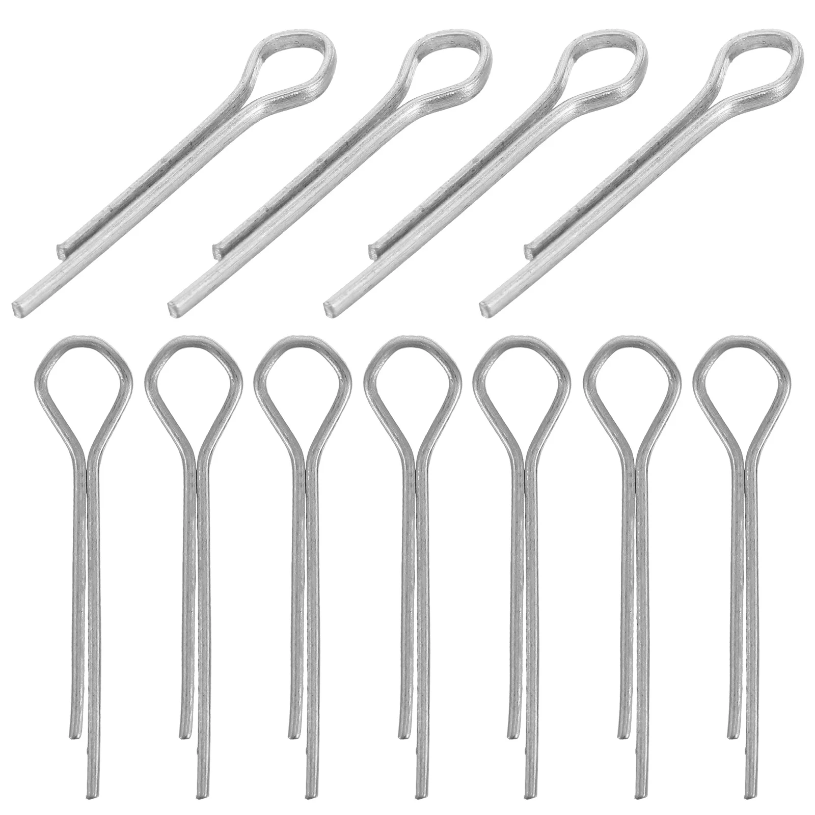 

100 Pcs Cotter Hairpin Latch Heavy Duty Hooks Truck Clip Rolling Steel Lower Parts Kit for Car