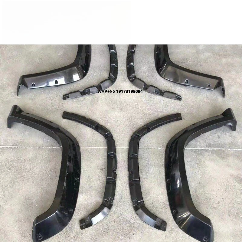LB Style 2018-2021y Body Kit Fit for Hood Scoop Over Fenders Rear Wing and Roof Wing ABS Materia Car Bumperl