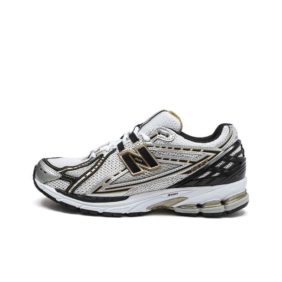 New Balance NB 1906R Retro, zapatillas para correr versátiles de malla y tejido/cuero sintético, duraderas, transpirables y de corte bajo