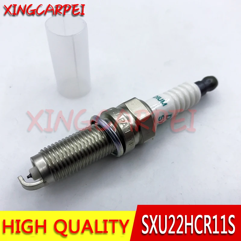 4pcs/lot Iridium Spark Plug 12290-R40-A02 SXU22HCR11S For Honda Accord Civic Acura ILX MDX RL 12290 R40 A02 SXU22HCR11S