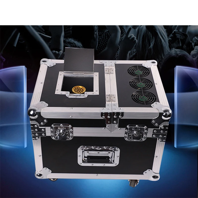 Pro Stage Effect Iron Haze Machine 600W Oli-Based Liquid Fogger DMX 512 Control Multicolor Lights for Disco Party Performance