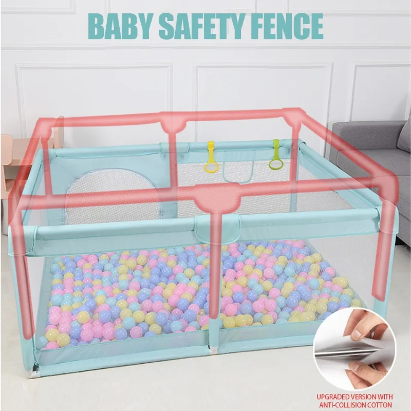 IMBABY Thick Spacious Durable Easy To Install And Provides Safety Protection For Babies To Freely Explore The Baby Enclosure