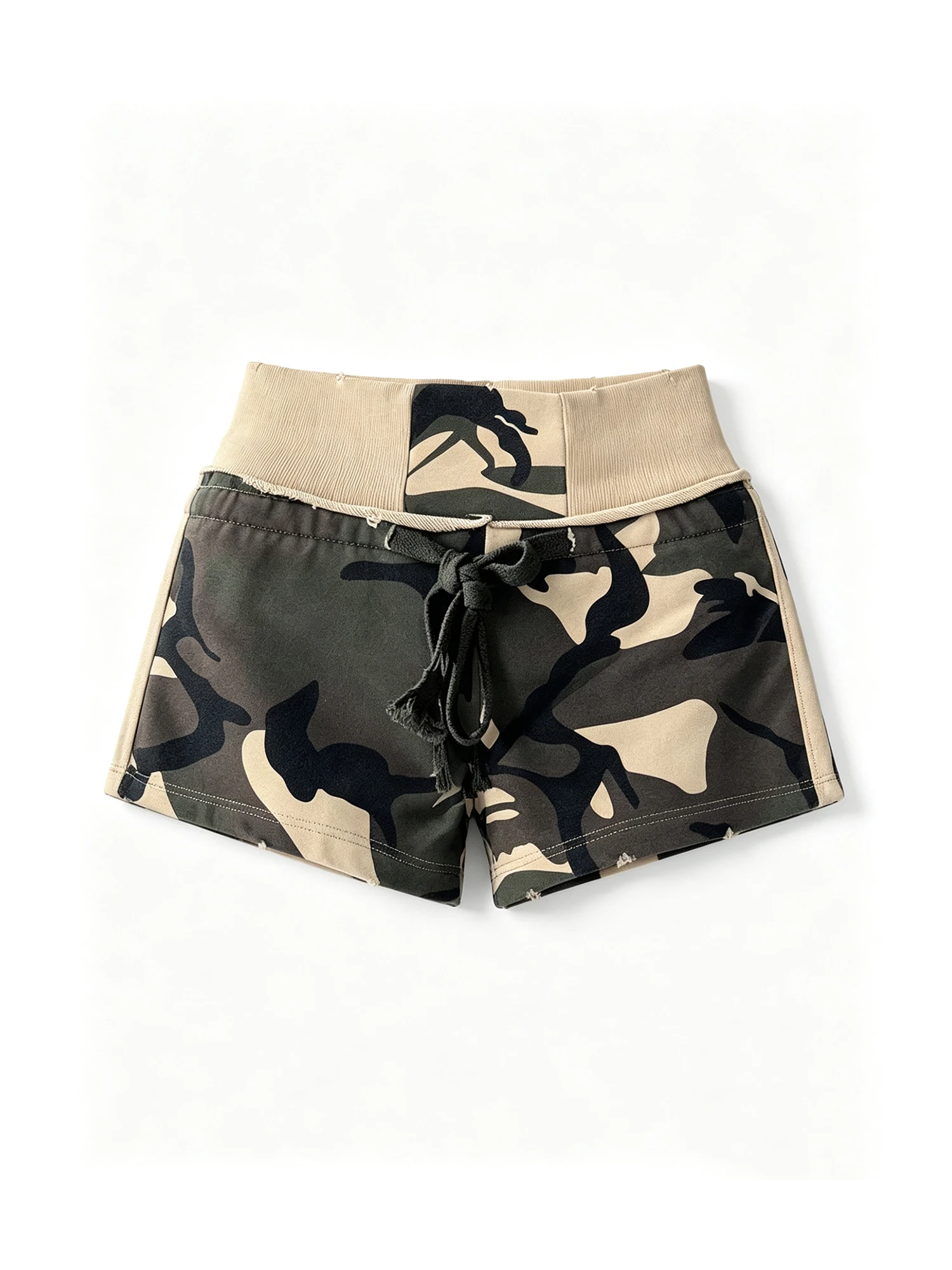 

Women's Army Green Camouflage Cargo Shorts 2000s Y2k Gyaru Shorts American Vintage High Waist Hot Pants for Women Summer 2026