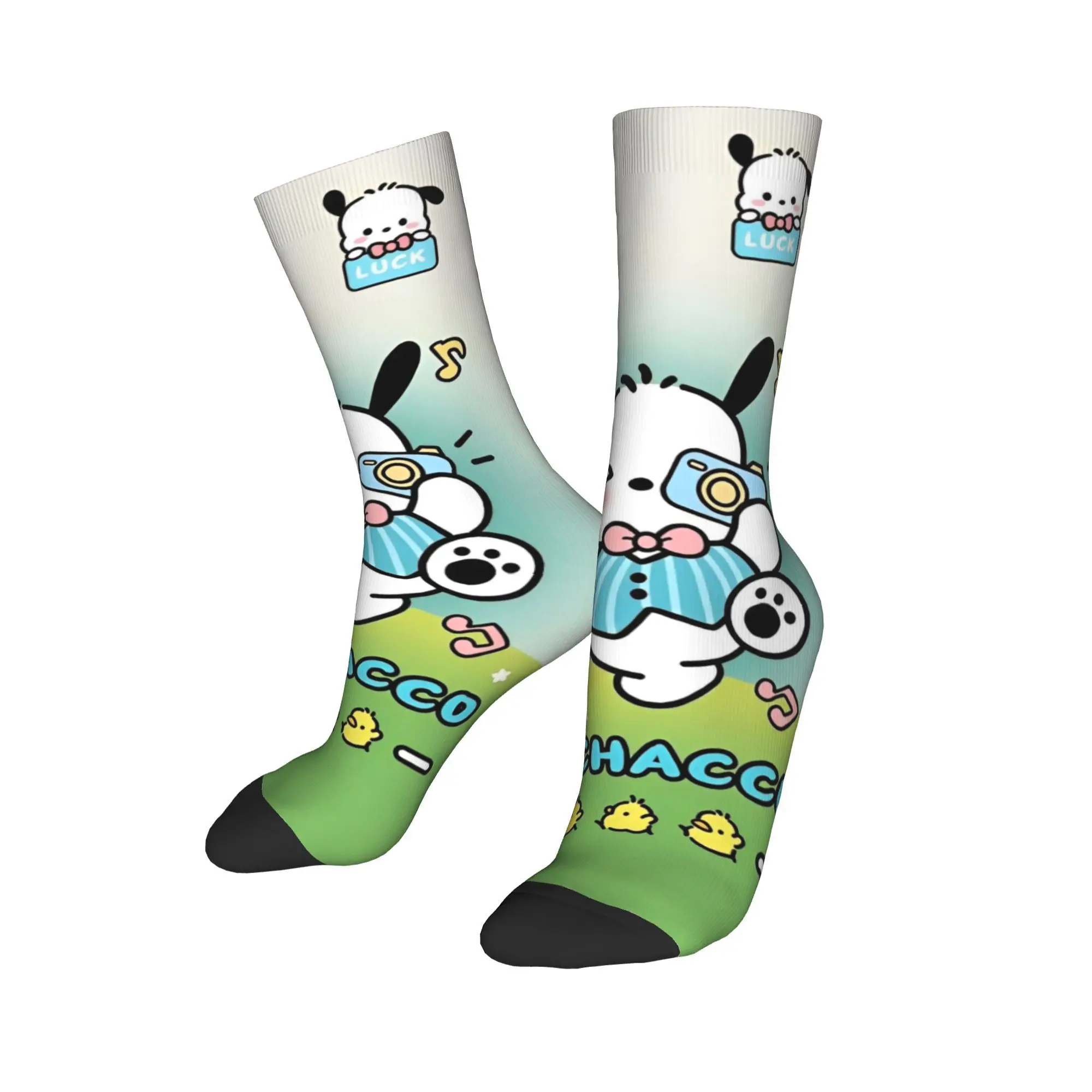 New Unisex Socks Pochacco sanrio Product Cute  Sport Dress Socks Spring Autumn Winter