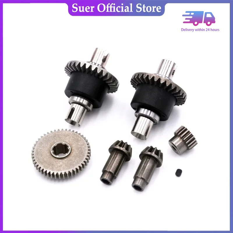 Metal Differential And Drive Shaft Set For SCY 16101 16102 16103 16201 Pro 1/16 Brushless RC Car Upgrades Parts Accessories