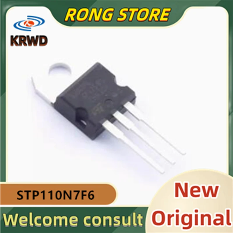 (20PCS) 110N7F6  STP110N7F6  TO-220 New and Original Chip IC