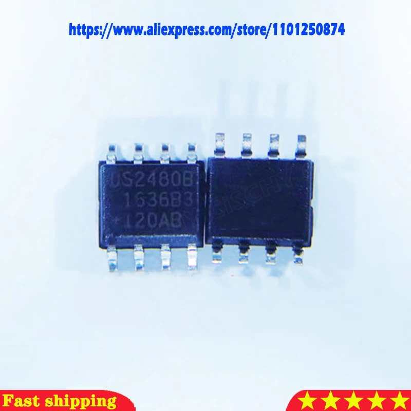 5pcs/lot DS2480B DS2480 SOP-8 In Stock