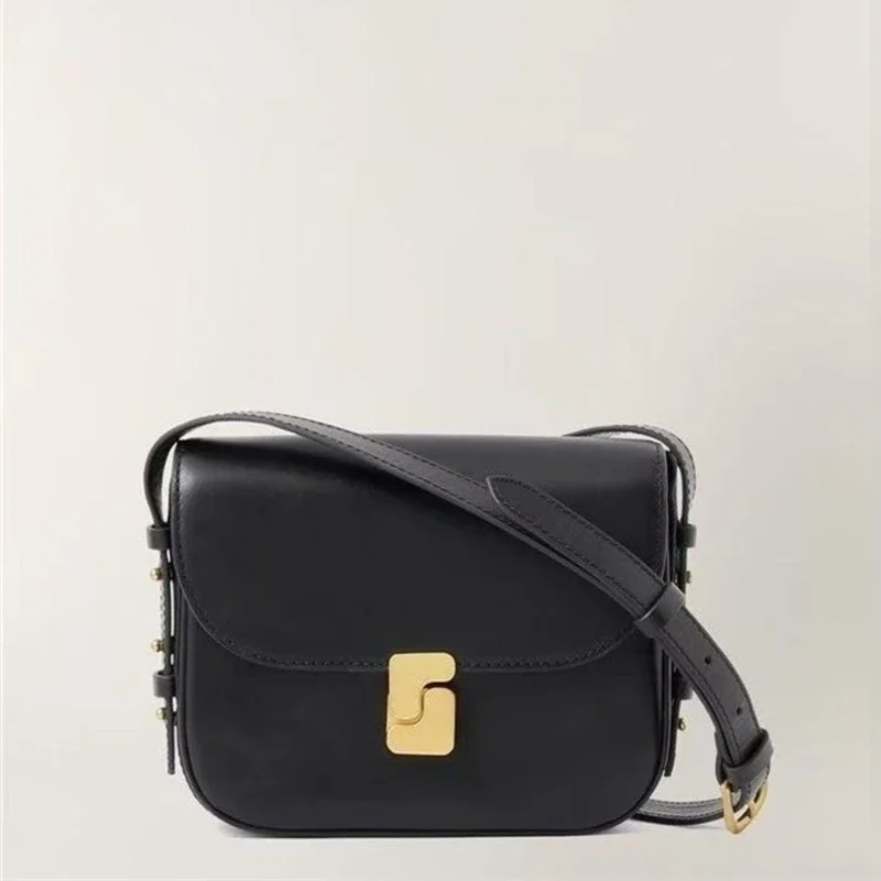 حقائب كلاسيكية مربعة الشكل حقيبة التنقل حقيبة كتف جلدية أصلية للنساء حقيبة كروس حقائب نسائية فاخرة مصممة #2