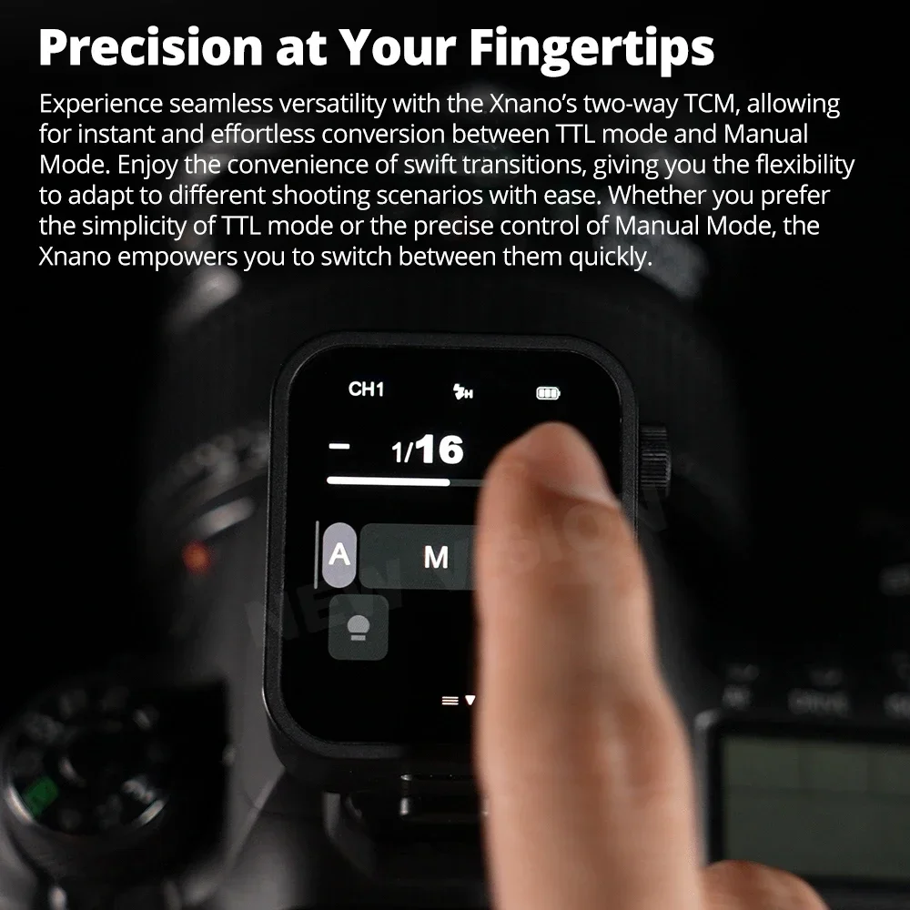 

IN stock 2.4G Wireless Flash Trigger TTL OLED Touchscreen for Canon/Nikon/Sony/Fuji/Panasonic