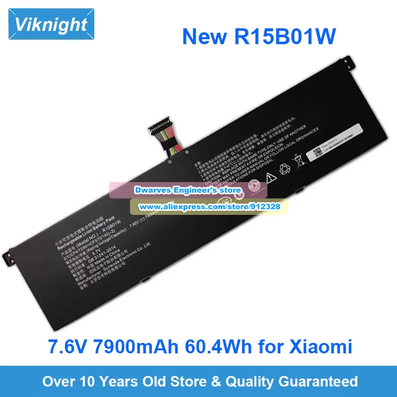 

Genuine R15B01W R15B02W R15B03W Battery R15B05W R15B06W R15B07W for Xiaomi Redmibook Pro 15 Enhanced R7 Pro X 15 Pro 15.6 inch