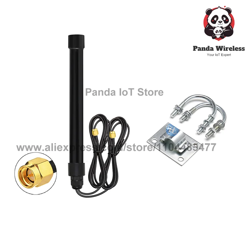 4G  Outdoor Waterproof FPR Signal Booster Amplifier GPS 2-in-1 Active Antenna for Gateway Base Station Omni Directional