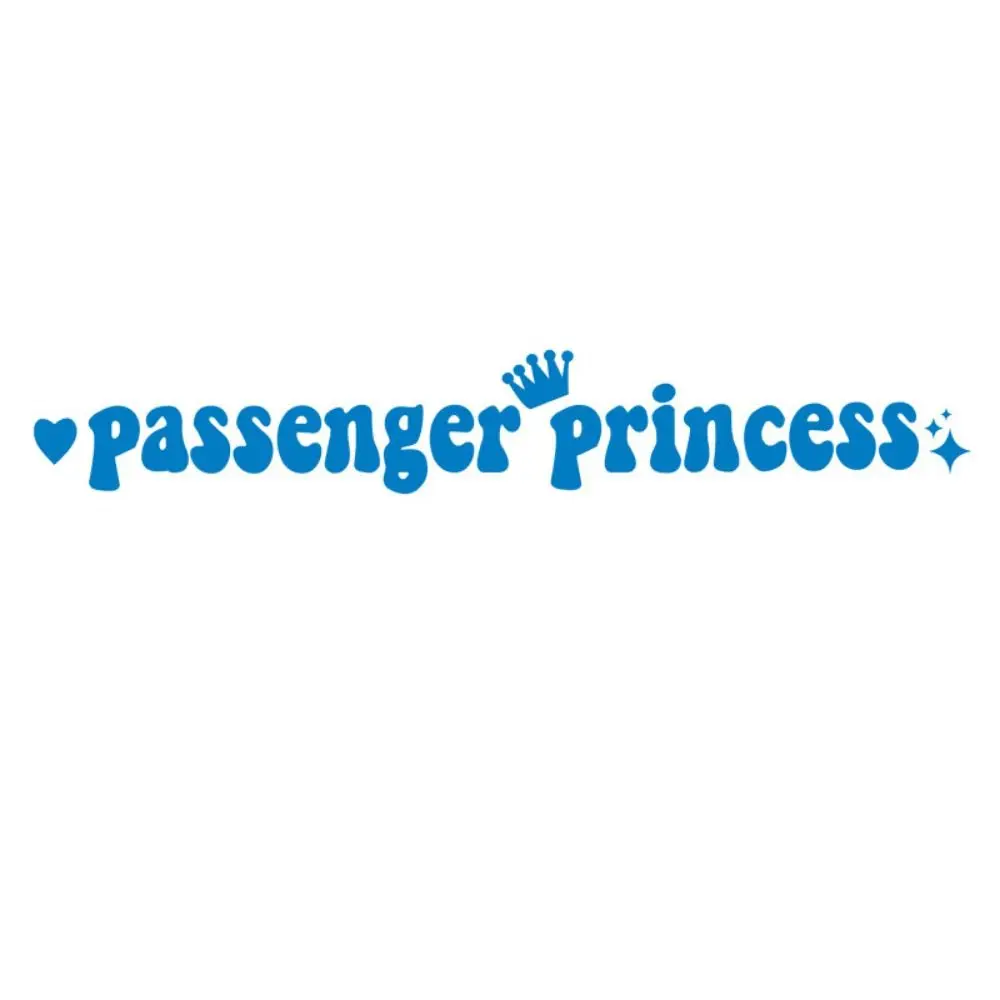 Passenger Princess Passenger Princess Car Stickers Self Adhesive Waterproof Passenger Princess Decals Personality Creative