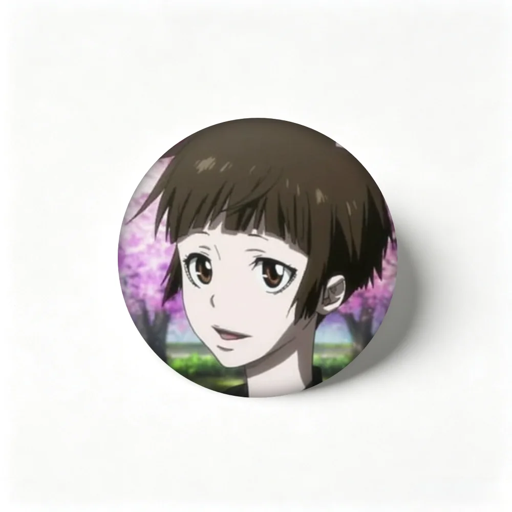 Anime Psycho-Pass Pins,Cartoon Figure Akane Tsunemori Badge,Handmade Brooches,Breastpin for Backpack Clothes Gifts