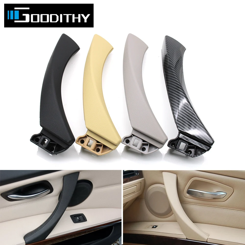 

LHD RHD Interior Door Pull Handle Kit With Cover Trim Assembly Replacement For BMW 3 Series E90 E91 E92 316 318 320 325 328i