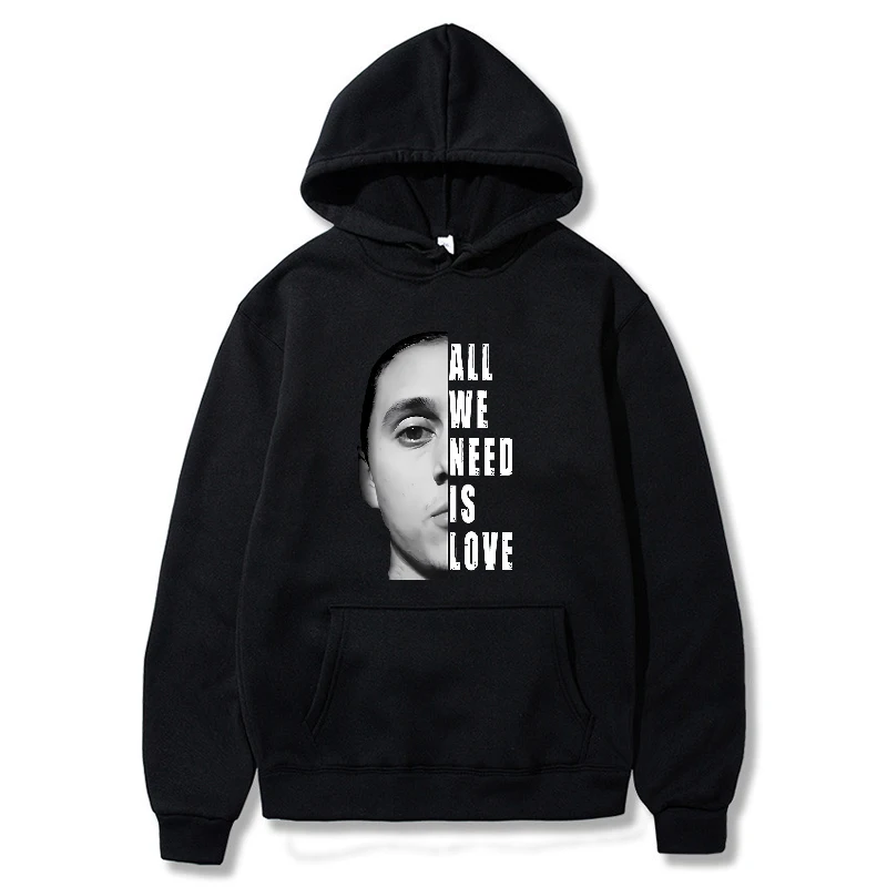 Canserbero All We Need Is Love Hoodies Men Tirone Jose Gonzalez Orama Sweatshirts Casual Harajuku Long Sleeve Pullover Tracksuit