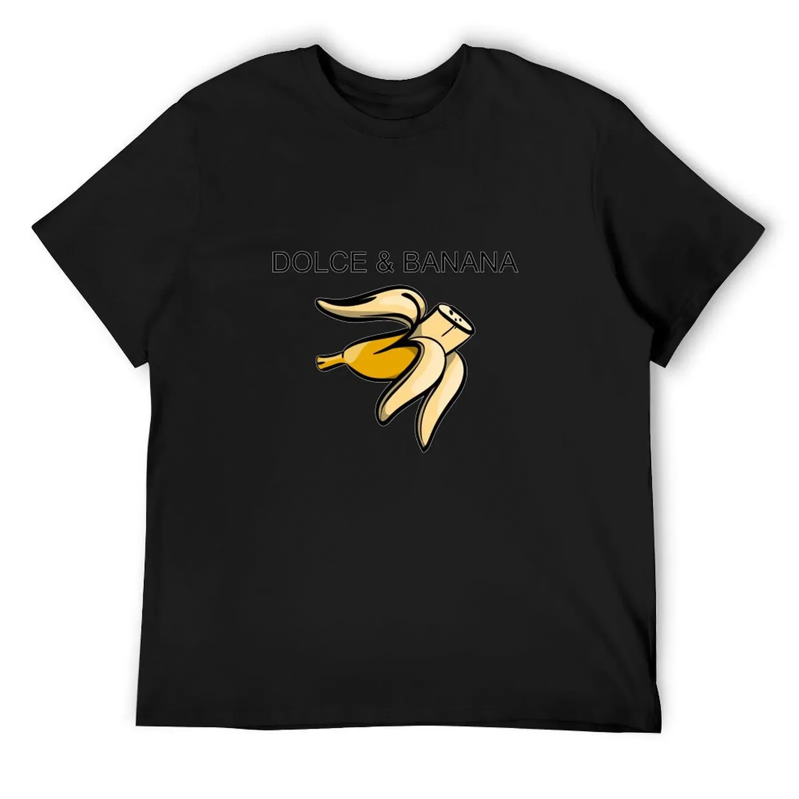 Dolce And Banana T Shirt, Funny Cute Graphic Design Banane T-Shirt summer tops blanks sports fans mens cotton t shirts